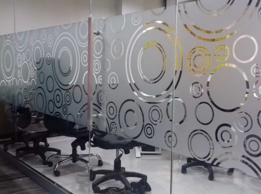 Баннер пескоструйная обработка стекла