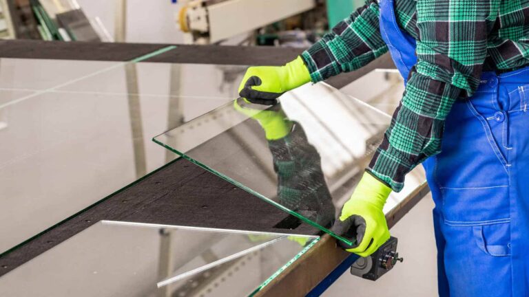 Баннер резка стекла