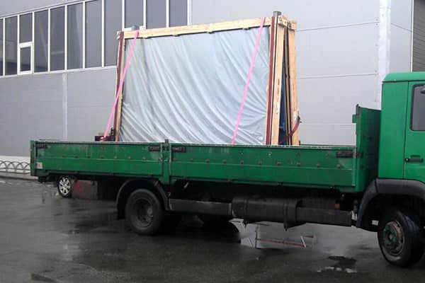 Фото доставка листового стекла