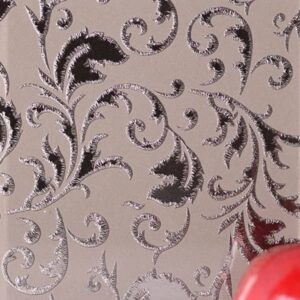 Фото зеркало листовое гармония Бронза