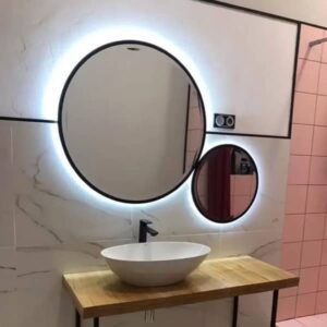 Фото зеркало с подсветкой Луна